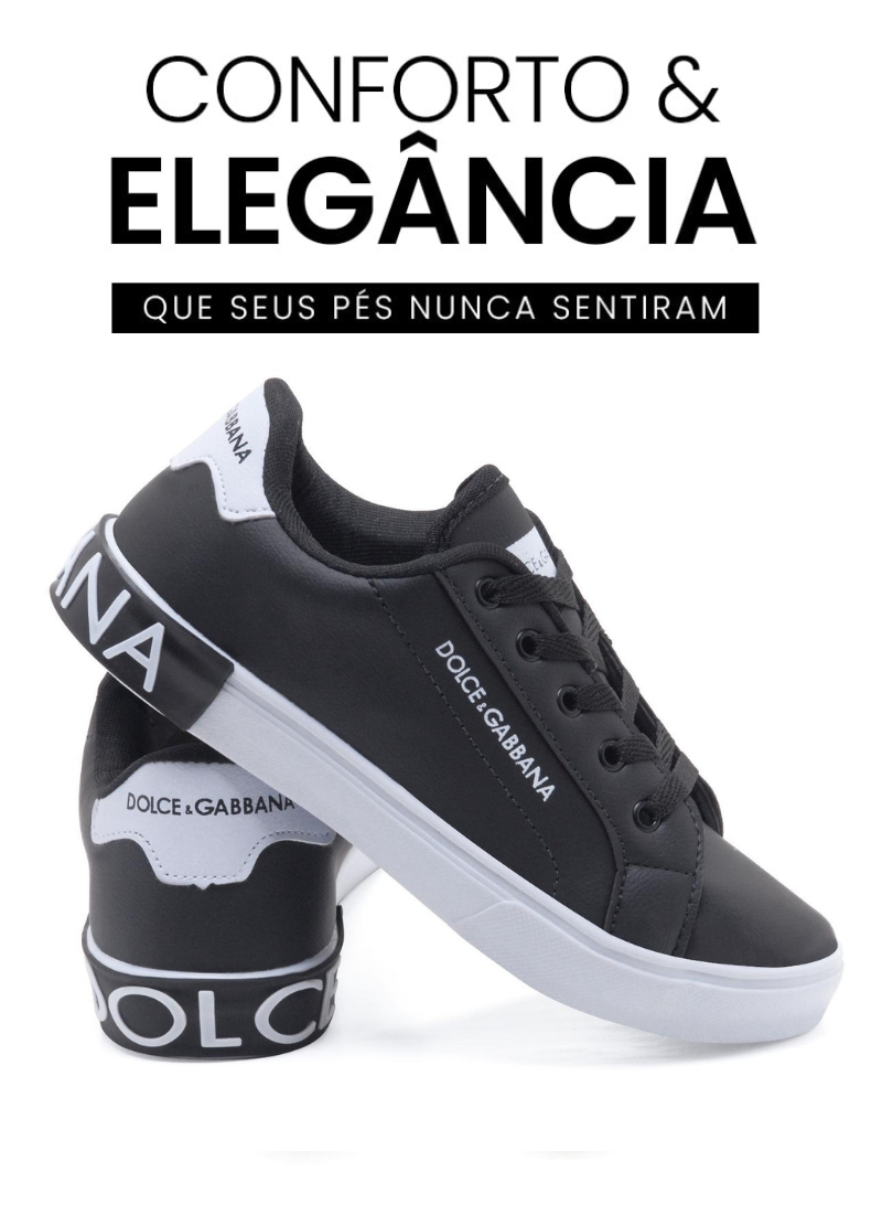 Tenis best sale preto dg