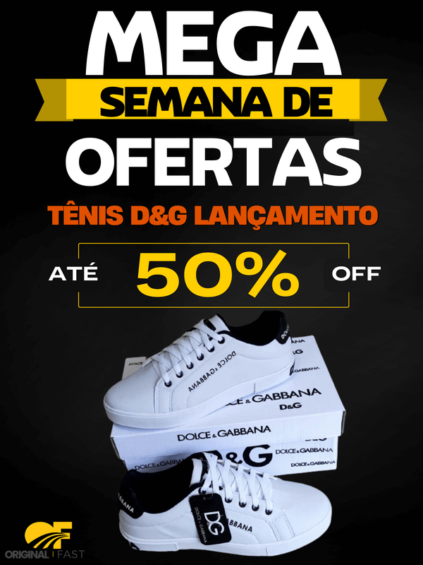 Tênis DG Classic Premium - Promoção de Lançamento - originalfast