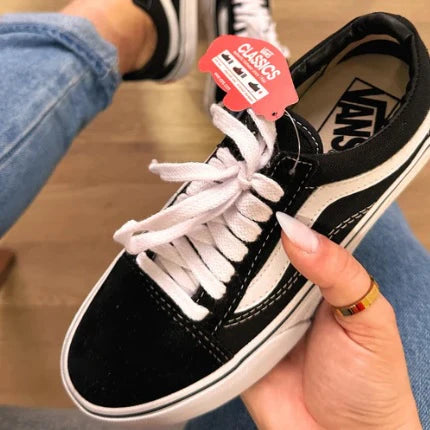 Tênis Vans Old Skool - Preto/Branco - Premium