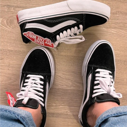 Tênis Vans Old Skool - Preto/Branco - Premium